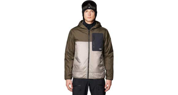 Mountain Hardwear Apres Pro Insulated Hooded Jacket - Men's, 262, S, 2131801-262-S