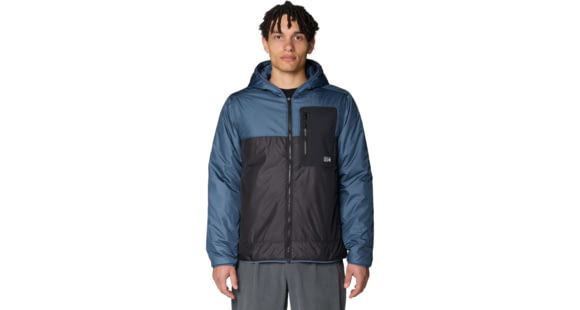 Mountain Hardwear Apres Pro Insulated Hooded Jacket - Men's, Astral Blue, Shark, L, 2131801405-405-L