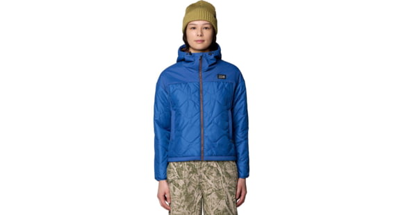 Mountain Hardwear Apres Pro Insulated Hooded Jacket - Women's, Berry Blue, L, 2131811488-488-L