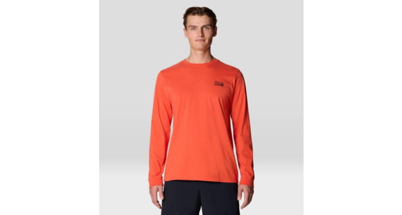 Mountain Hardwear Box Logo Long Sleeve Shirt - Men's, Aspect, M, 2142581-640-M