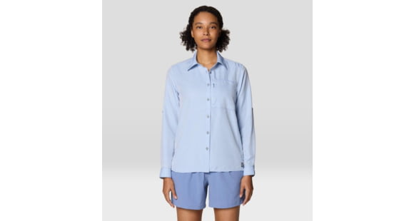 Mountain Hardwear Canyon Long Sleeve Shirts - Women's, Best Coast Blue, XS, 2110541-448-XS