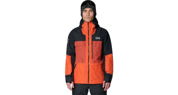 Mountain Hardwear Cloud Bank Gore-Tex Jacket - Men's, Aspect, Mars Red, Black, S, 2091881641-641-S