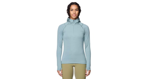 Mountain Hardwear Crater Lake Heavyweight Half Zip Hoody - Women's, 460, L, 2129571-460-L
