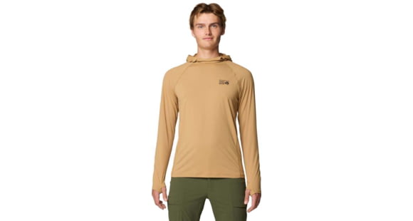 Mountain Hardwear Crater Lake Long Sleeve Hoody - Men's, Buck, XXL, 190423038121