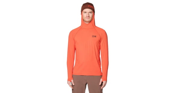 Mountain Hardwear Crater Lake Long Sleeve Hoody - Men's, Aspect, XL, 1982411-640-XL