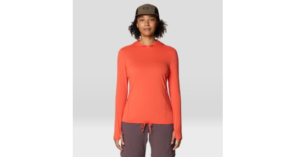 Mountain Hardwear Crater Lake Long Sleeve Hoody - Women's, Aspect, S, 1829681-461-S