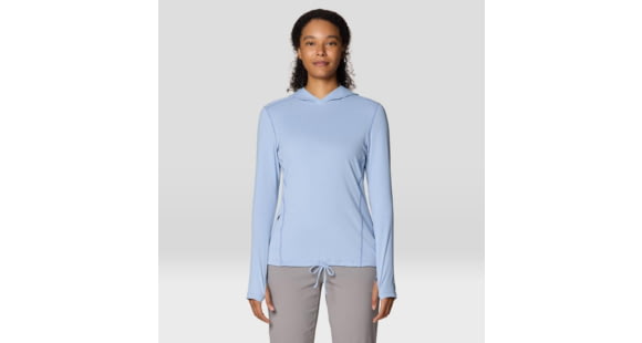 Mountain Hardwear Crater Lake Long Sleeve Hoody - Women's, Beach Breeze, XL, 1829681-471-XL