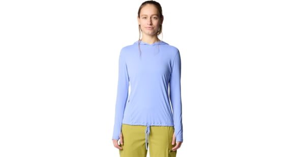 Mountain Hardwear Crater Lake Long Sleeve Hoody - Women's, Light Illusion, M, 190423023165