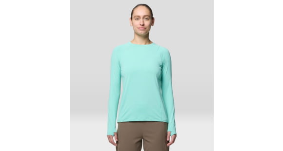 Mountain Hardwear Crater Lake Long Sleeve Top - Women's, Icy Teal, XS, 1982721-320-XS
