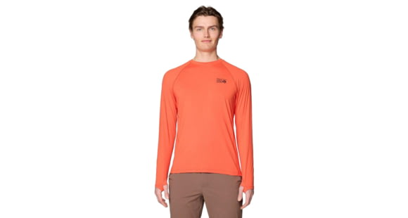 Mountain Hardwear Crater Lake Long Sleeve Tops - Men's, Aspect, XL, 1982421-640-XL