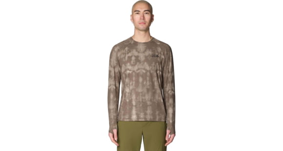 Mountain Hardwear Crater Lake Long Sleeve Tops - Men's, Tierra Shadowdye Print, XXL, 1982421246-246-XXL