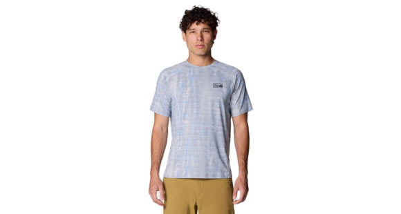 Mountain Hardwear Crater Lake Short Sleeve T-Shirt - Men's, Glacial Prismatic Print, XL, 1982431-098-XL