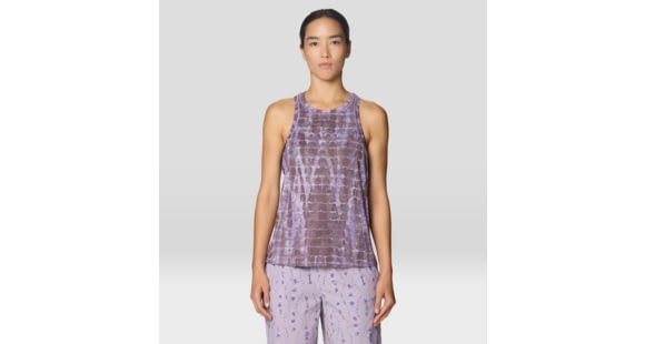 Mountain Hardwear Crater Lake Tank Tops - Women's, Purple Sage Prismatic Print, XL, 1986781-574-XL