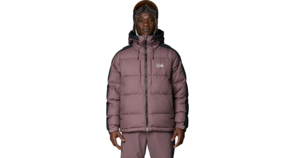 Mountain Hardwear Flow Factor Down Jacket - Men's, Purple Sage, Shark, M, 2166261574-574-M