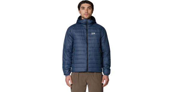 Mountain Hardwear Free Element Hooded Jacket - Men's, Astral Blue, L, 2166201405-405-L