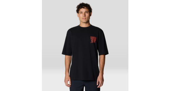 Mountain Hardwear MHW Graphic SS 3 Relaxed Top - Men's, Black, M, 2159831-010-M