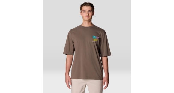 Mountain Hardwear MHW Graphic SS 3 Relaxed Top - Men's, tierra, XS, 2159831-246-XS