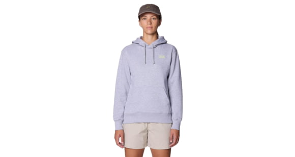 Mountain Hardwear MHW Logo PO Hoody - Women's, Hardwear Grey Heather, L, 2100591-059-L