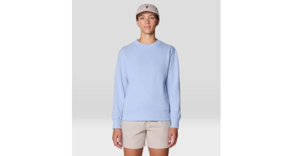 Mountain Hardwear MHW Logo Pullover Crew - Women's, Beach Breeze, L, 2004341-471-L