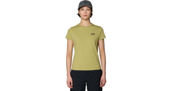 Mountain Hardwear MHW Logo Standard Short Sleeve - Women's, Forest Moss, L, 2130211332-332-L
