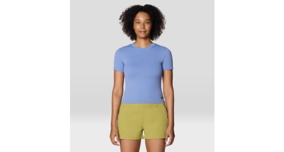 Mountain Hardwear Peak Knit Short Sleeve Shirt - Women's, Best Coast Blue, L, 2113451-448-L