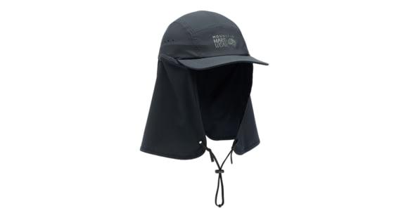 Mountain Hardwear Shade Lite Sun Cape Hat, Black, O/S, 2160331-010-O/S