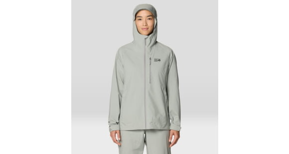 Mountain Hardwear Stretch Ozonic Jacket - Women's, Half Moon Grey, M, 2093471-059-M