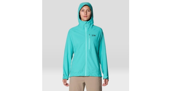 Mountain Hardwear Stretch Ozonic Jacket - Women's, Aqua Marina, XS, 2093471354-354-XS