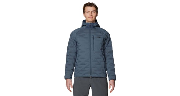 Mountain Hardwear Stretchdown Hoody - Men's, Moon Blue, XXL, 2104491-430-XXL