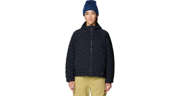 Mountain Hardwear StretchDown Light Hooded Jacket - Women's, Black, XL, 2166431010-010-XL