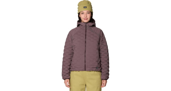 Mountain Hardwear StretchDown Light Hooded Jacket - Women's, Purple Sage, XL, 2166431574-574-XL
