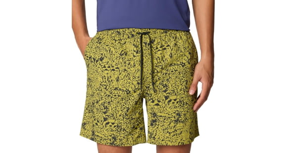 Mountain Hardwear Stryder Shorts - Men's, Moon Moss Forager Print, XXLx7, 190423053926