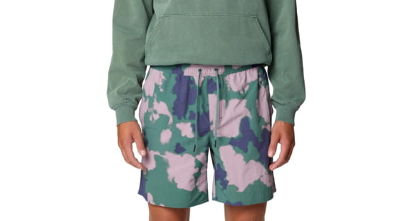 Mountain Hardwear Stryder Shorts - Men's, Lapis Dusk Blissed Dye Print, Lx5, 190423067411