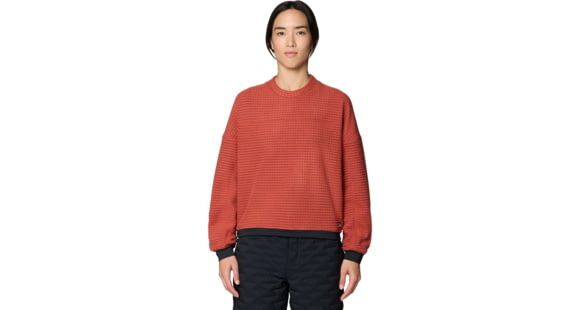 Mountain Hardwear Summit Grid Big Grid Crew - Women's, Mars Red, XS, 2170631844-844-XS
