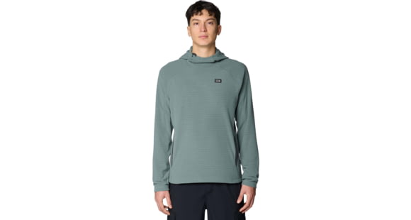 Mountain Hardwear Summit Grid Hoody - Men's, Thunderhead Grey, L, 2166781337-337-L