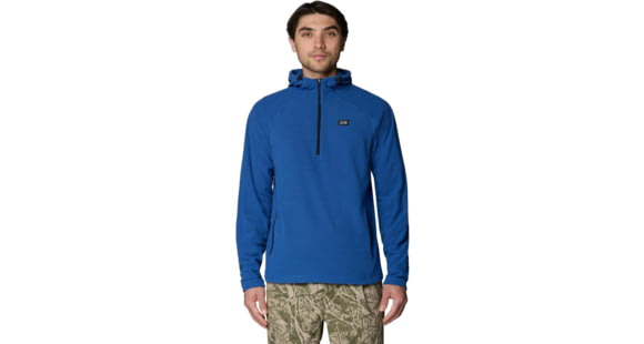 Mountain Hardwear Summit Grid Zip Hoody - Men's, Berry Blue, L, 2166791488-488-L
