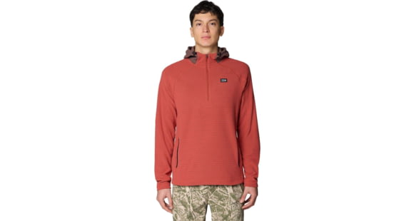 Mountain Hardwear Summit Grid Zip Hoody - Men's, Mars Red, S, 2166791844-844-S