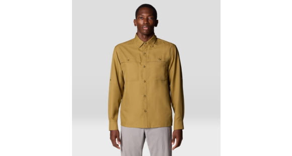 Mountain Hardwear Sun Drift Cooling Long Sleeve Shirt - Men's, Grassland, XXL, 2149301-364-XXL