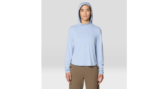 Mountain Hardwear Sunblocker Long Sleeve Hoody - Women's, Beach Breeze, L, 2067761-471-L