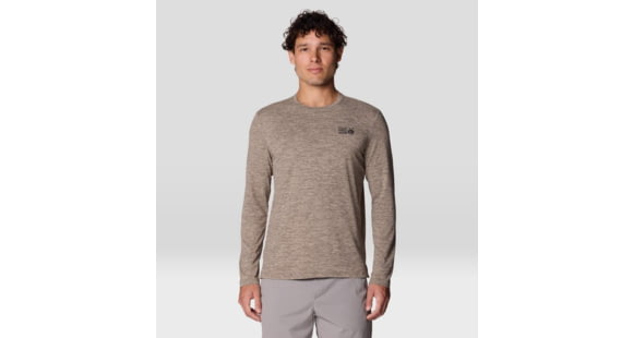Mountain Hardwear Sunblocker Long Sleeve Top - Men's, Tierra Heather, M, 2027871-246-M