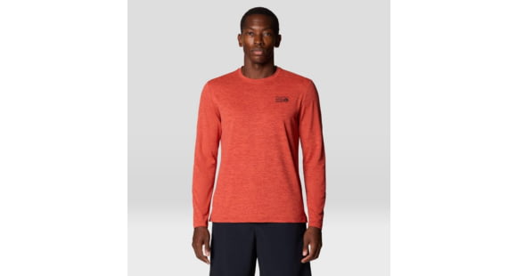Mountain Hardwear Sunblocker Long Sleeve Top - Men's, Aspect Heather, M, 2027871-640-M
