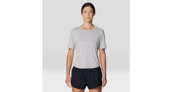 Mountain Hardwear Sunblocker Short Sleeve Shirt - Women's, Half Moon Grey, XS, 2067781-059-XS