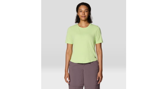 Mountain Hardwear Sunblocker Short Sleeve Shirt - Women's, Frozen In Lime, L, 2067781-386-L