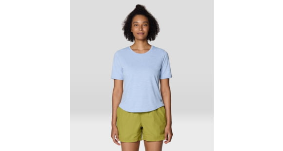 Mountain Hardwear Sunblocker Short Sleeve Shirt - Women's, Beach Breeze, M, 2067781-471-M