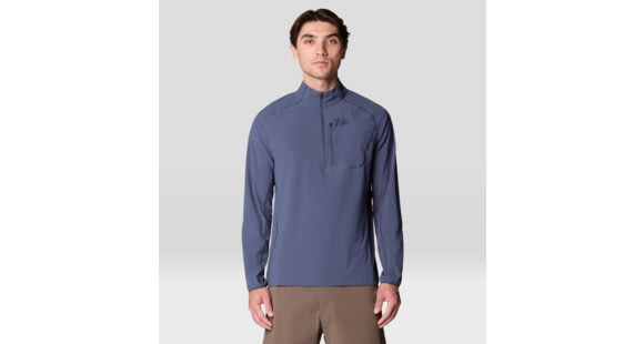 Mountain Hardwear Sunshield 1/2 Zip Top - Men's, Moon Blue, M, 2110211-430-M