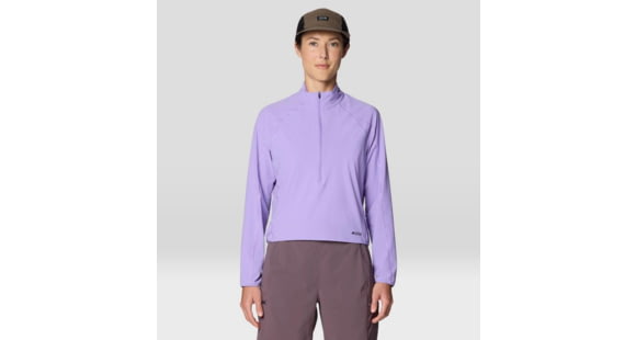 Mountain Hardwear Sunshield 1/2 Zip Top - Women's, Harbor Violet, XL, 2110521-560-XL