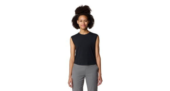 Mountain Hardwear Trekkin Go Sleeveless Shirt - Women's, Black, XL, 2023251-010-XL