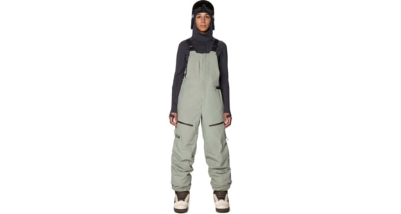 Mountain Hardwear Warp Factor Bib - Women's, Silt Grey, XSxR, 2166521051-051-XS-R