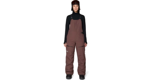 Mountain Hardwear Warp Factor Bib - Women's, Carob, LxL, 2166521219-219-L-L