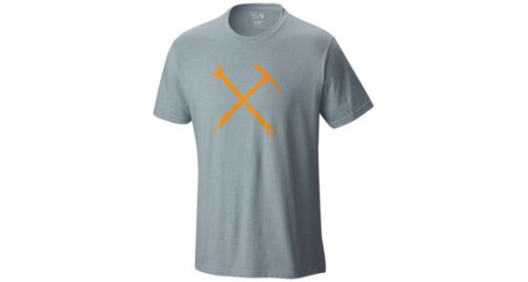 Mountain Hardwear Mountain Mechanic Short Sleeve Shirt - Men's-Heather Ice Shadow-Small